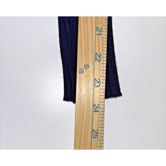 Belldini Black Ribbed Knit Sweater With Embellished Zipper Trim Women's Size L - Picture 7 of 11